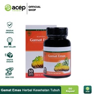 Gamat Emas Kapsul Asli 100% Original Isi 50 Kapsul Berstandar BPOM