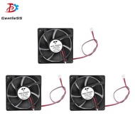 8020 DC5V/12V/24V 0.2A 0.15A 2-Wire 8CM DC Fan Oily Silent Heater Cooling Fan