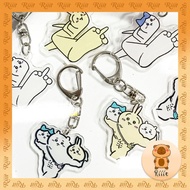 Chiikawa Acrylic Plastic Keychain Middle Toe Athlete transparent mica backpack decoration