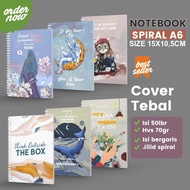 A6 NOTEBOOK | SPIRAL NOTEBOOK | A6 LINED NOTEBOOK | A6 JOURNAL | BLOCKNOTE