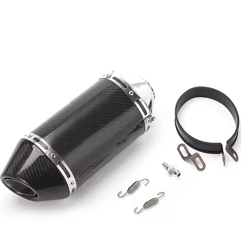 Hot Sale Motorcycle Exhaust M4 Muffler Carbon Fiber Escape Moto Pipe 300CC 600CC 1000CC For Honda Z1