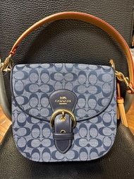 Coach牛仔馬鞍包
