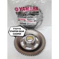 MT15 R15 FZ150 Y15 Y15ZR Y16 STARTER WHEEL GEAR COPPER BUSH STARTER MAGNET GEAR SPROCKET GIGI ONEWAY