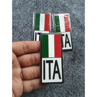 Italy emblem logo stainless steel plate