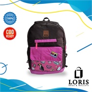 LORIS BAG TAS RANSEL SEKOLAH GENIC LAPTOP BACKPACK - 29438