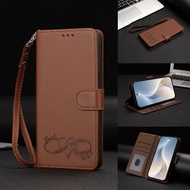 PU Leather Flip for OPPO Realme 15X 15T Narzo N63 N55 N53 Happy Pattern Card slot walle style Phone 