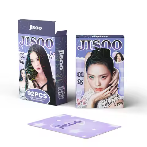 92 K-Pop Girl Group Mini Cards, 3-inch High-Definition Photo Cards, Planner Stickers, Celebrity LOMO