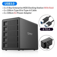 ORICO 35 Series 4 Bay 3.5 Sata To USB 3.0 HDD Docking Station พร้อม RAID Built-In 150W Dual Chip HDD