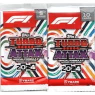 Topps F1 Turbo Attax 2024 - Single Pack Trading Cards Game, Free 1 pack Turbo Attax 2024