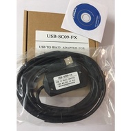 Mitsubishi PLC Cable USB-SC09-FX (Black) Sanling USB Download Cable FX3U FX2N Data Cable