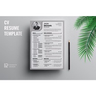 Minimalist CV Resume R33 Template[download]