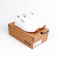 Reebok Classic Leather white gum Shoes 100% Authentic