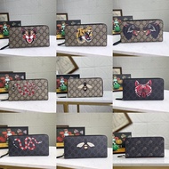LV_ Bags Gucci_ Bag Wallet Men's Long Wallet 451273 Zipper PU Leather Wallet Men's Wallet Card Holder Coin Purse KKJ1