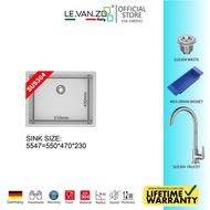 LEVANZO KITCHEN SINK UNDERMOUNT = SINGLE 7 SIGNATURE SERIES -5547-*