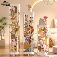 Plush Doll Storage Box 90/120/150 CM Toys Storage Bucket Transparent cylinder PVC Doll Storage Tube
