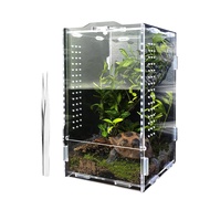 (LAT3) Jumping Spider Enclosure Tarantula-Enclosure Large Acrylic Terrarium Reptile Enclosure Jumpin