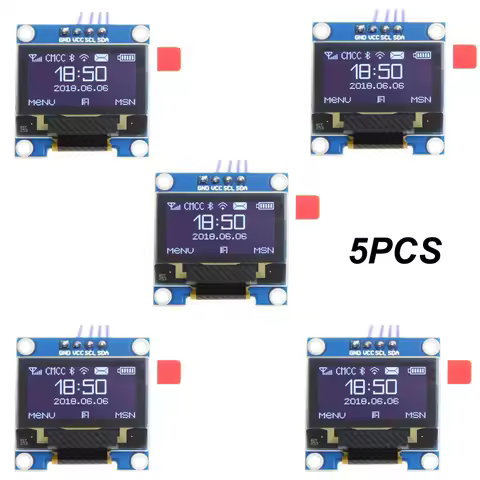 1/5PCS 0.96 Inch I2C OLED Display Module SSD1315 128X64 4Pin IIC Serial LCD Screen Board FOR ARDUINO