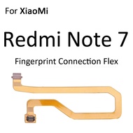 ตัวเชื่อมต่อเครื่องสแกนลายนิ้วมือระบบสัมผัส ID สำหรับ Xiaomi Redmi Note 7 Pro ลับบ้านปุ่มกดสำหรับซ่อมกุญแจ