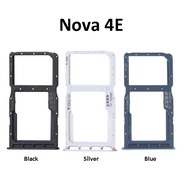 HW Nova 4E Sim Holder Tray SimCard Sim Card Slot Dual Sim 1 Sim 2 For Replacement Nova4e