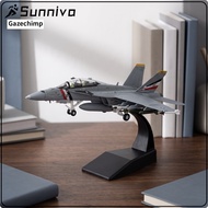 Gazechimp 1:100 Scale F/A-18F Model Preassembled Fighter Jet Model Display Premium for Collectors