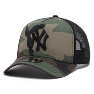 New York Yankees MLB Camo 9FORTY A-Frame Trucker Cap