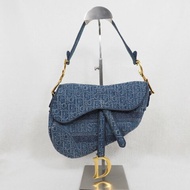 Dior Saddle Bag Denim Oblique 迪奧丹寧牛仔提花老花馬鞍包手提包單肩包