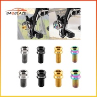 [BaoblazeMY] Titanium Alloy Bike Stem Bolts Replacement for Road Bikes Bicycling Repairing
