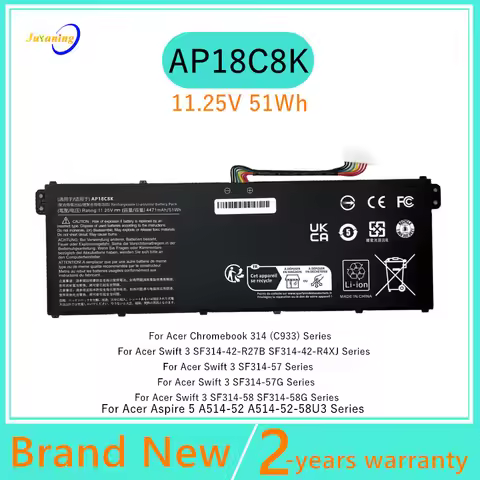 AP18C8K Laptop battery For Acer Aspire 5 A514-52 A514-52-58U3 for Swift 3 SF314-42-R27B SF314-42-R4X