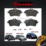 BREMBO Front Brake Pads (1 set) - Mercedes W169 A170,A200, Mercedes W245 B170