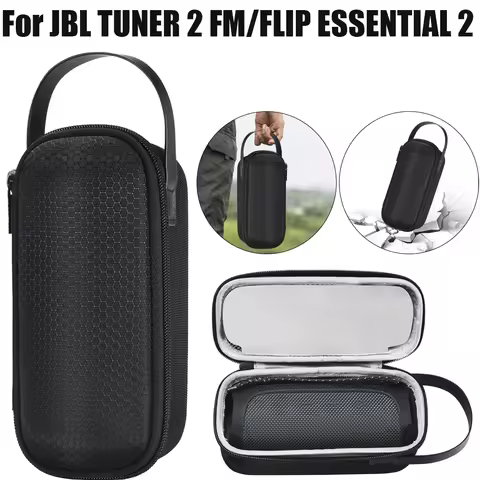 EVA Hard Case For JBL TUNER 2 FM/FLIP ESSENTIAL 2 Anti-scratch Carrying Travel Cases Bag Shockproof 
