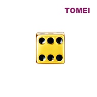 TOMEI 【鸿运当头】Chomel Lucky Dice Charm Yellow Gold 916