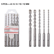 Bosch Hammer Drill Bit Set SDS plus 100 x 160 mm SDS-Plus-1 Professional Drill Bit 6mm 8mm 10mm 12mm