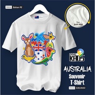 T-SHIRT BY AUSTRALIA SYDNEY WITH THE STATE TAG, PE MATERIAL, PREMIUM GIFT SOUVENIR