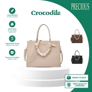 Crocodile RHUY-02 Women Luxury Top Handle & Crossbody Large Capacity Handbag | Beg Tangan | 手提包