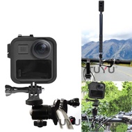 ♗CNC Portable Bike Motorcycle Clip Frame For Insta360 ONE X For Gopro max camera For 360 ° outdoor travel camer accesori
