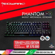 Tecware PHANTOM RGB BACKLIT MECHANICAL KEYBOARD TEN KEY-LESS EDITION