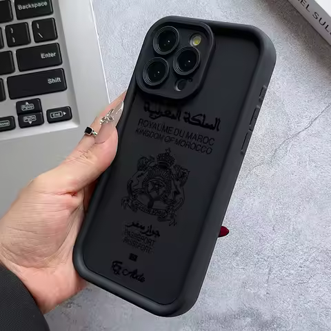 Morocco UK USA Passport Phone Case for Google Pixel 9 8 8A 7 7A Pro XL 5G Soft TPU Soft Shockproof C