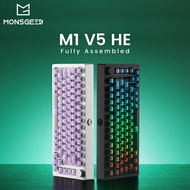 MonsGeek  M1 V5 HE Fully Assembled Wireless aluminum magnetic Keyboard with RGB Hot-swappable,8K Hz 