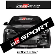 TOYOTA Custom Windshield Stickers for Camry Yaris Hilux CH-R Fortuner Bz4