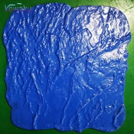 [vsrhkq] Stone Texture Mat Concrete Stamping Texture Floppy Mat Garden for Wall, Ground