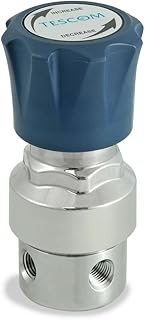 TESCOM SG164151V-00PP0 SG1 Single-Stage Pressure Regulator, SST Body/Diaphragm, 0-125 PSIG Out, Tefl