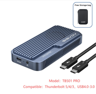 Acasis กล่องใส่ SSD M.2 NVMe 80Gbps รองรับ Thunderbolt 5 ความเร็วมากกว่า 6000MB/s JHL9480 รองรับ Thu