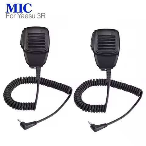 2pcs MH-34B4B Handheld Speaker Mic Microphone for Yaesu Vertex VX-1R VX-2R VX-3R VX-5R VX-168 VX-160