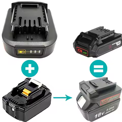 Battery Adapter MT18WORX5 for Worx Green Tools Converts Makita 18V Li-ion Batteries To 5-pin 20V Bat