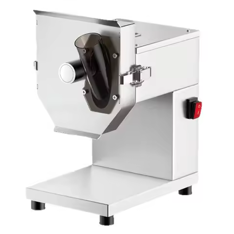 YJQ electric sausage oblique slicer commercial stainless steel sausage bacon oblique slicer