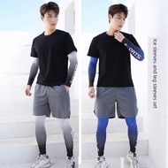 handsock handsock pendek Summer Cycling Leg Sunscreen Leg Cover Men's Foot Cover Ice Silk Leg Protec
