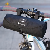 fr WEST BIKING Bicycle Bag 2L Waterproof Front Tube Frame MTB Handlebar Pannier [anisunshine.sg]