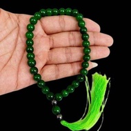 tasbih batu giok asli 8mm tasbih batu giok hijau original kalung tasbih 99butir