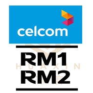 Celcom Prepaid Topup RM1, RM2, RM5 (Direct Topup)