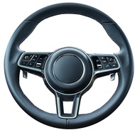 DIY Customized Car Steering Wheel Cover For Porsche Cayenne Macan Panamera 911 996 997 959 Auto Arti